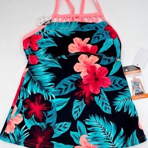 NWT- lattice Tankini Top